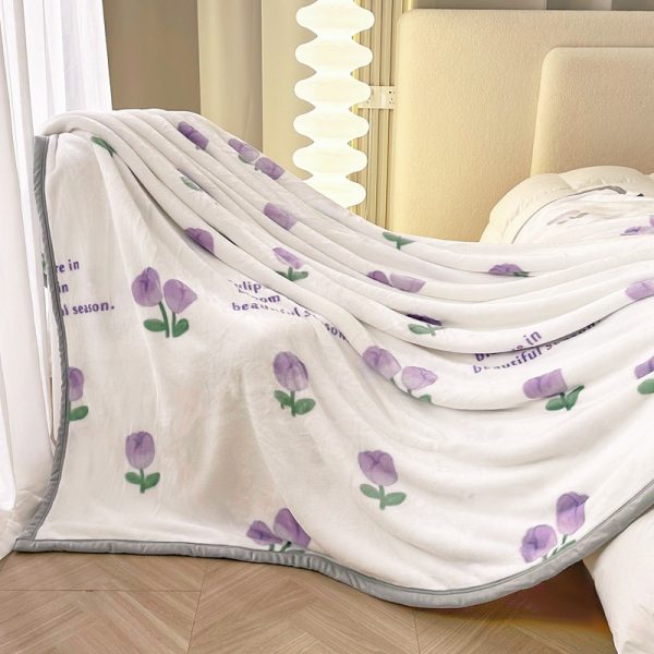 flannel baby sublimation blankets for winter throw bed weight cartoon blanket blanket for pram carriage stroller covers - Image 5