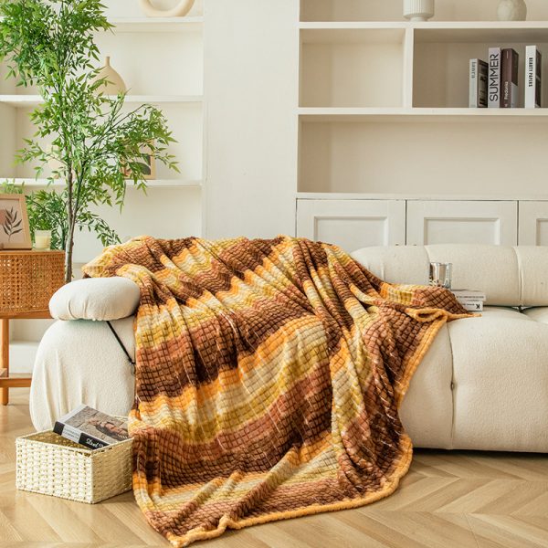 winter throw blankets other colorful fleece bed custom blankets baby knitted soft blankets for newborns - Image 2