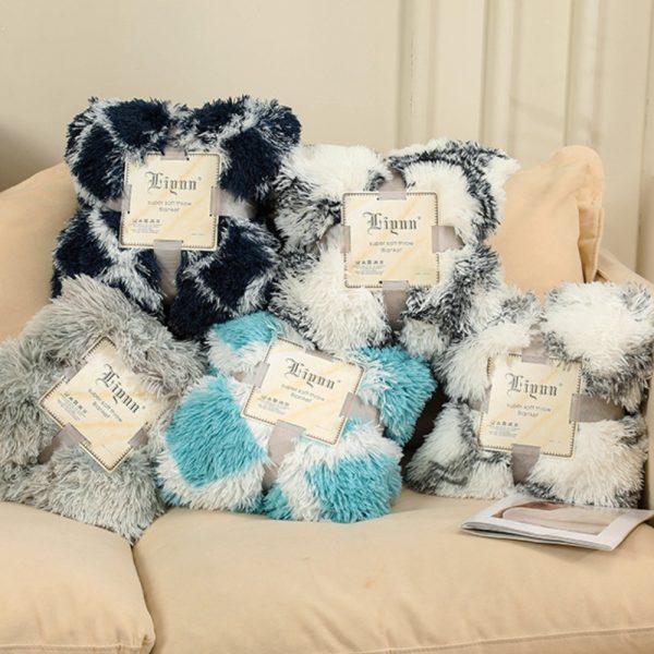 plush weighted blankets throws fleece baby blankets for winter wholesale woven travel luxury blanket - Image 3