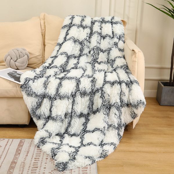 plush weighted blankets throws fleece baby blankets for winter wholesale woven travel luxury blanket - Image 6