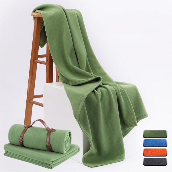 woven solid color travel blanket wholesale emergency camping blankets tapestry pet horse beach blanket - Image 2