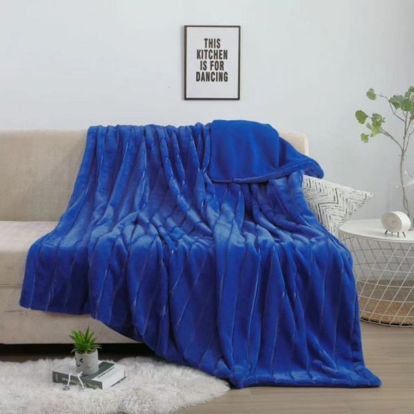 wholesale fleece bed blankets soft flannel blankets for winter king size thermal travel tapestry blanket - Image 2