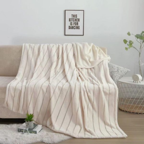 wholesale fleece bed blankets soft flannel blankets for winter king size thermal travel tapestry blanket - Image 5