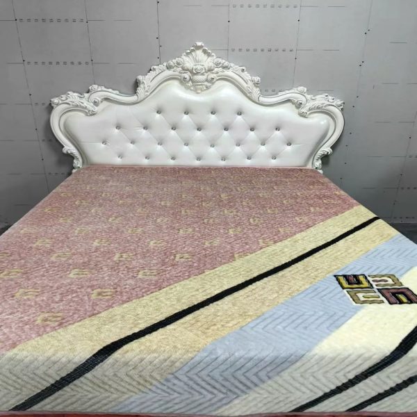 flannel knitted bed sheet blankets woven thermal sublimation blanket wholesale blankets for winter king size - Image 2