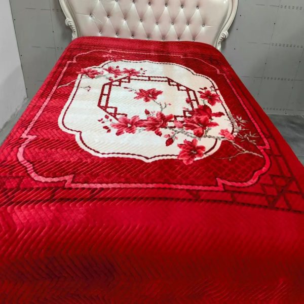 flannel knitted bed sheet blankets woven thermal sublimation blanket wholesale blankets for winter king size - Image 3