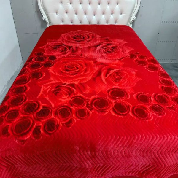 flannel knitted bed sheet blankets woven thermal sublimation blanket wholesale blankets for winter king size - Image 6