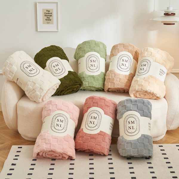 solid color other throw picnic blankets wholesale bed baby blankets for newborns winter beach blanket - Image 2