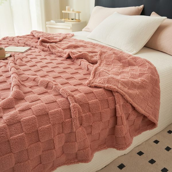 solid color other throw picnic blankets wholesale bed baby blankets for newborns winter beach blanket - Image 3