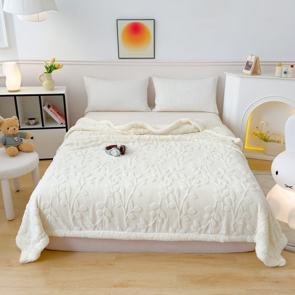 soft winter blanket double bed coral fleece throws custom flannel blanket travel thermal wholesale blanket - Image 6