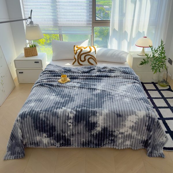 wholesale throw other blankets for home decor sofa solar travel soft fleece custom blanket bed moving blankets - Image 3