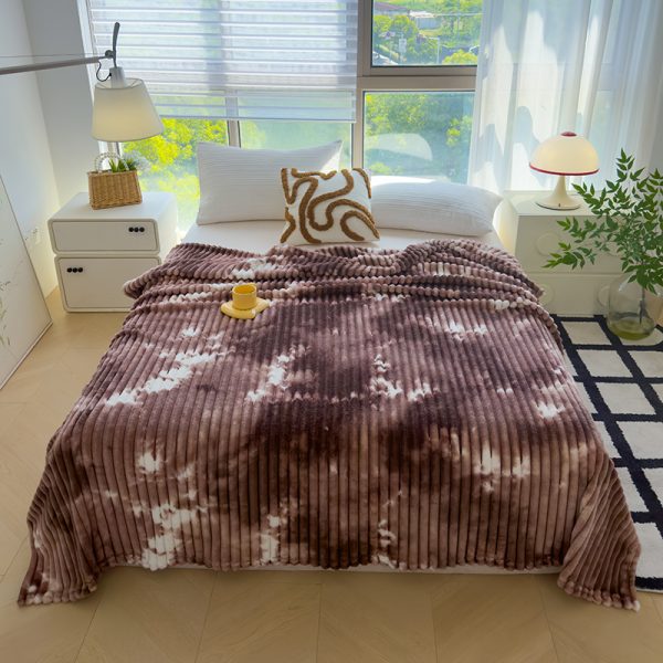 wholesale throw other blankets for home decor sofa solar travel soft fleece custom blanket bed moving blankets - Image 4