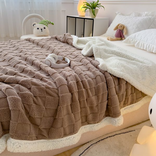 ladders weighted winter blankets double bed flannel wholesale throw blanket luxury designer blankets - Image 3