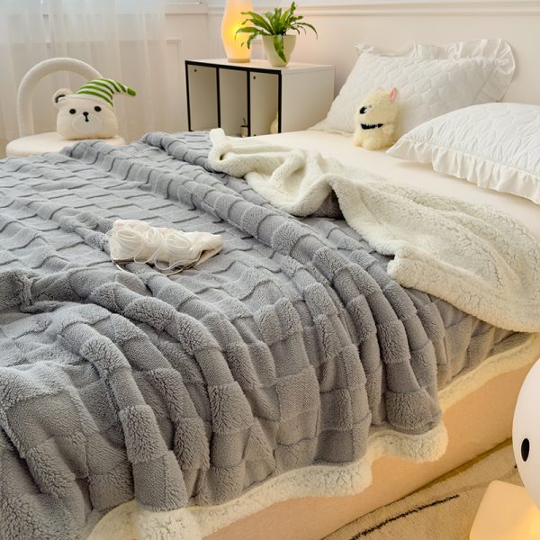 ladders weighted winter blankets double bed flannel wholesale throw blanket luxury designer blankets - Image 6
