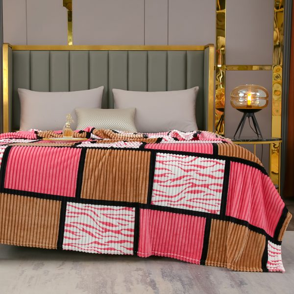 custom designer fleece luxury blankets dog bed summer picnic blankets wholesale throws beach blanket - Image 4