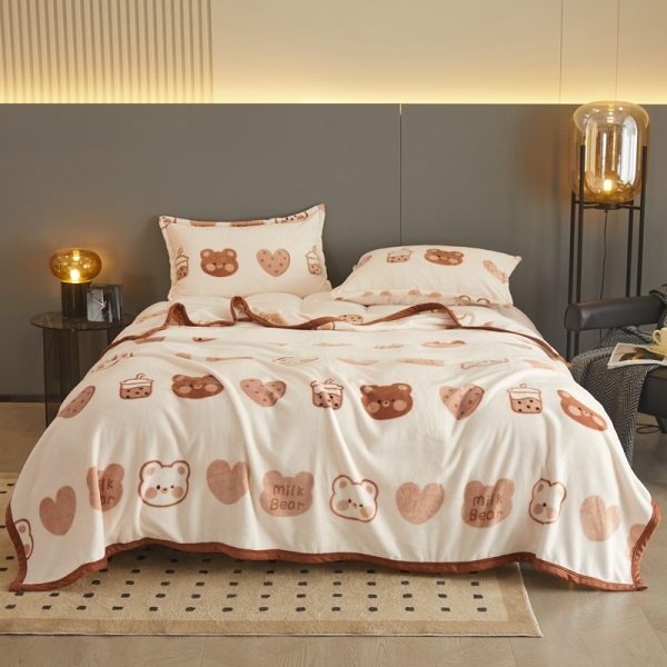 flannel cartoon kids blankets for winter thermal blankets king size wholesale throws bed custom baby ladders blanket - Image 6