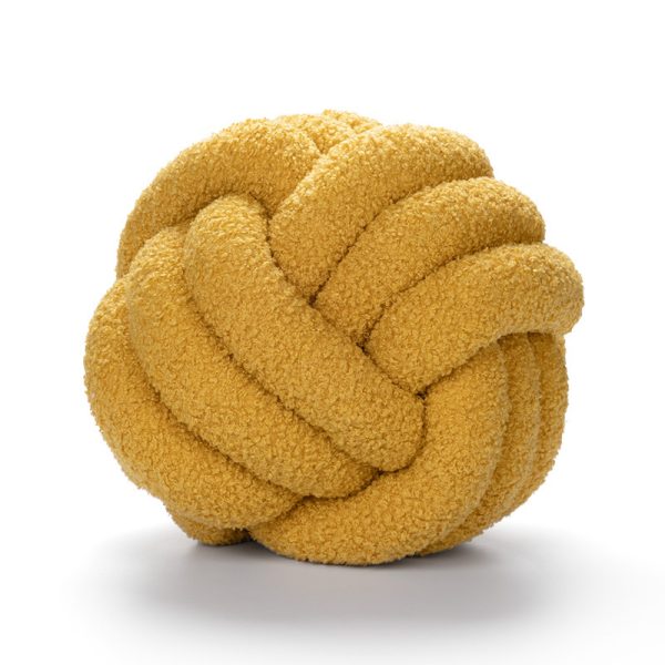 decorative spherical Pillow luxury decorative pillows Big spherical wool ball sofa personalize pillow - Image 4