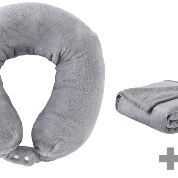 2024 wholesale traveler pillows cushions and blanket neck plush customized solid color pillows home decor - Image 4