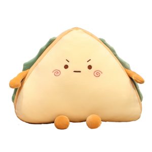 2024 wholesale cartoon throw pillow reading decorative custom pillows cushion sandwich hugging pillow