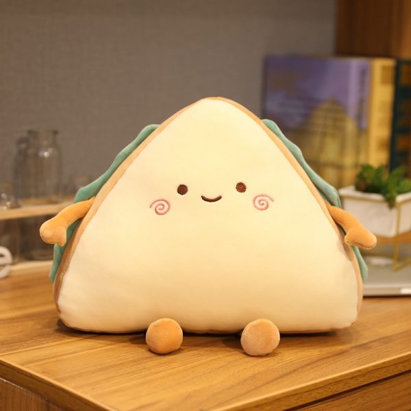 2024 wholesale cartoon throw pillow reading decorative custom pillows cushion sandwich hugging pillow - Image 5