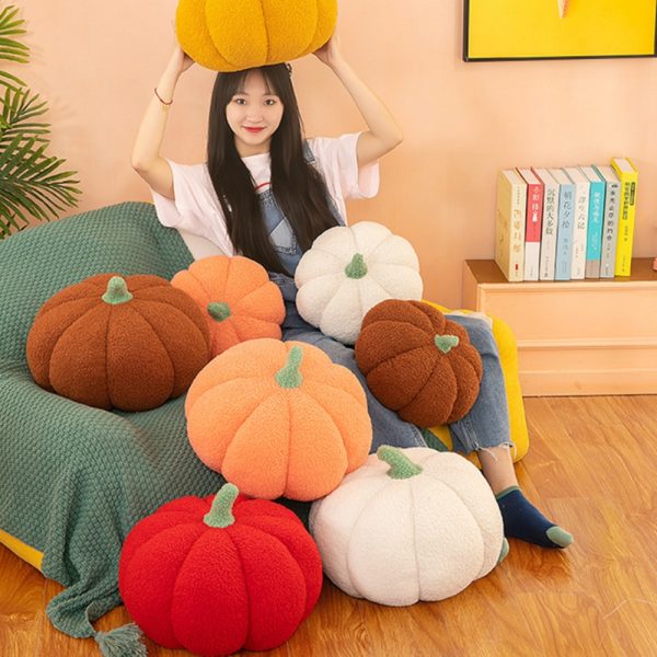 Pumpkin pillows cushions plush throw reading decorative pillow custom other function throw pillow decor - Image 4